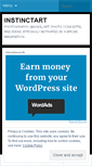 Mobile Screenshot of instinctart.wordpress.com