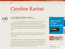 Tablet Screenshot of ckarimi.wordpress.com