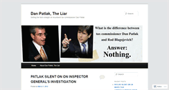 Desktop Screenshot of danpatlaktheliar.wordpress.com