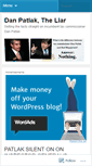 Mobile Screenshot of danpatlaktheliar.wordpress.com