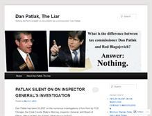 Tablet Screenshot of danpatlaktheliar.wordpress.com