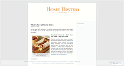 Desktop Screenshot of homebistro.wordpress.com