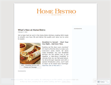 Tablet Screenshot of homebistro.wordpress.com