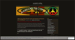 Desktop Screenshot of n4c1pluk.wordpress.com