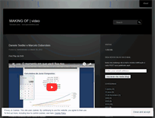 Tablet Screenshot of makingofvideo.wordpress.com