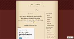 Desktop Screenshot of beautydoll.wordpress.com