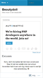 Mobile Screenshot of beautydoll.wordpress.com