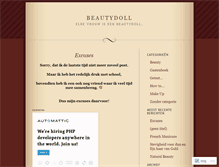 Tablet Screenshot of beautydoll.wordpress.com