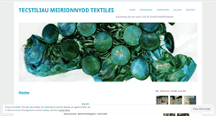 Desktop Screenshot of meirionnyddtextiles.wordpress.com