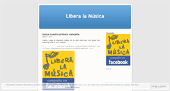 Desktop Screenshot of liberalamusica.wordpress.com