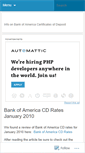Mobile Screenshot of bankofamericacdrates.wordpress.com