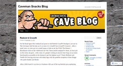 Desktop Screenshot of cavemansnacks.wordpress.com