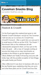 Mobile Screenshot of cavemansnacks.wordpress.com
