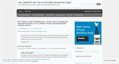 Desktop Screenshot of fairtradetransparantie.wordpress.com