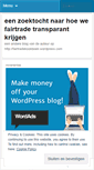 Mobile Screenshot of fairtradetransparantie.wordpress.com