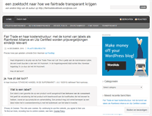 Tablet Screenshot of fairtradetransparantie.wordpress.com