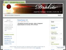 Tablet Screenshot of drakiux.wordpress.com