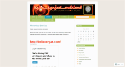 Desktop Screenshot of beliacergas.wordpress.com