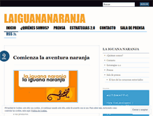Tablet Screenshot of laiguananaranja.wordpress.com
