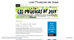 Desktop Screenshot of losmusicosdejose.wordpress.com