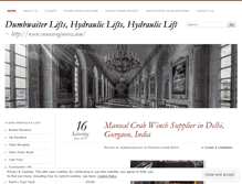 Tablet Screenshot of dumbwaiterlifts.wordpress.com