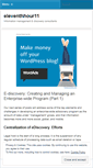 Mobile Screenshot of eleventhhour11.wordpress.com
