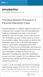 Mobile Screenshot of envykarma.wordpress.com