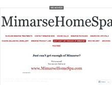 Tablet Screenshot of mimarsehomespa.wordpress.com