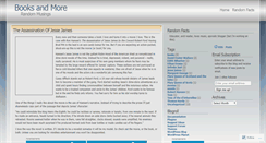 Desktop Screenshot of bookmore.wordpress.com