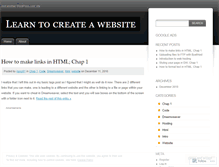 Tablet Screenshot of l2codewebsites.wordpress.com