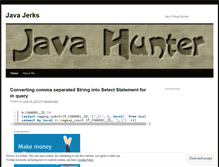 Tablet Screenshot of javahunter.wordpress.com