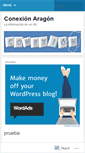 Mobile Screenshot of conexionaragon.wordpress.com