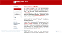 Desktop Screenshot of franciscoleal.wordpress.com