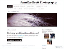Tablet Screenshot of jenniferbrettphotography.wordpress.com