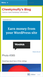 Mobile Screenshot of cheekymuffy.wordpress.com