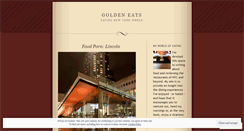 Desktop Screenshot of goldeneats.wordpress.com