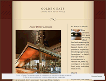 Tablet Screenshot of goldeneats.wordpress.com