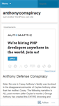 Mobile Screenshot of anthonyconspiracy.wordpress.com
