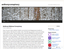 Tablet Screenshot of anthonyconspiracy.wordpress.com