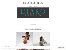 Tablet Screenshot of diaroblog.wordpress.com