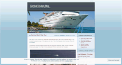 Desktop Screenshot of carnivalcruises.wordpress.com