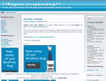Tablet Screenshot of magdasscrapbooking.wordpress.com