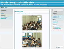 Tablet Screenshot of adminpaulosergio.wordpress.com