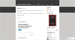 Desktop Screenshot of anothercookiecrumbles.wordpress.com