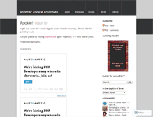 Tablet Screenshot of anothercookiecrumbles.wordpress.com