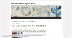 Desktop Screenshot of obatherbalchikungunyaalami17.wordpress.com