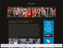 Tablet Screenshot of fireontheice.wordpress.com