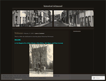 Tablet Screenshot of historicalrichmond.wordpress.com