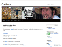 Tablet Screenshot of ourpoppy.wordpress.com