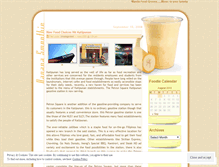 Tablet Screenshot of manilafoodgroove.wordpress.com